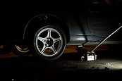 Alex Puts Mustang Wheels On His Eclipse For The Winter